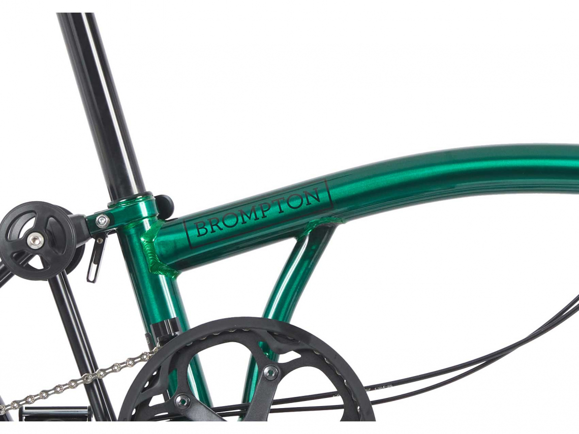 Brompton P Line Urban Emerald Lacquer H4L-mEGq-rTiBK-SL-TYCC-REV-PL-Ti ...