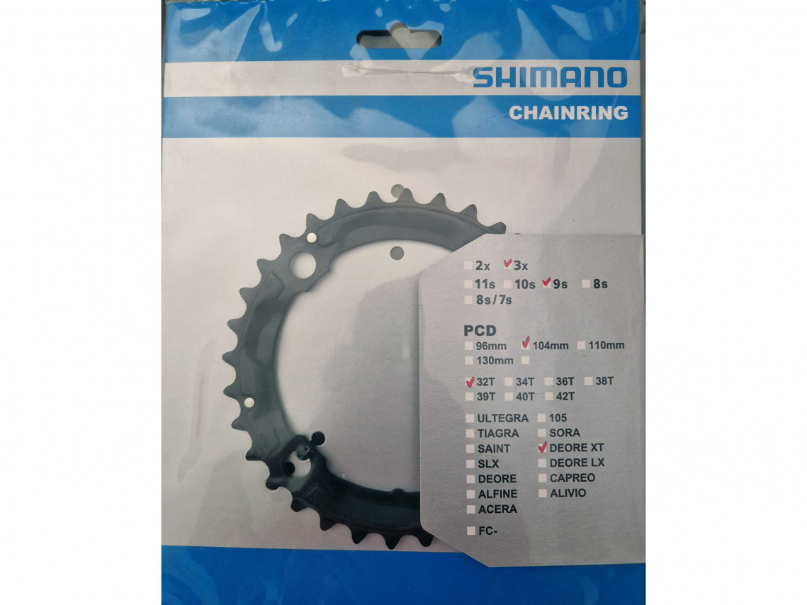 Tandwiel Shimano FC-M760 32-T Zwart