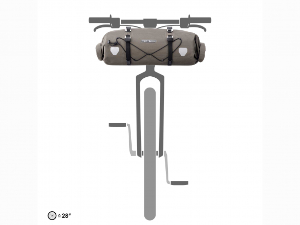 Ortlieb Stuurtas Handlebar-Pack Flex 15L Dark-Sand